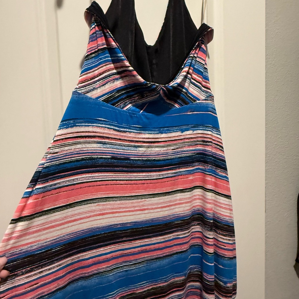 I ♥ Ronson Multicolor Striped Halter Dress - Picture 3 of 4